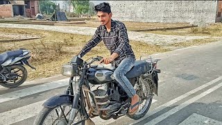 Riding On 22 Years Old Rajdoot Bike 😍 Rajdoot Bike Modified | Rajdoot Bike Sound Rajdoot Motorcycle