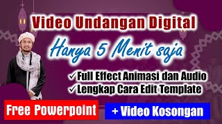 PART 07 BANNER ANIMASI & VIDEO UNDANGAN PENGAJIAN KOSONGAN || MAULID NABI MUHAMMAD SAW 1445 H