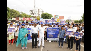 Dr Agarwals Eye Hospital Organises Human Chain to Promote Eye Donation