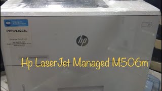 تركيب هارد وتنزيل سوفت وير (ج١)  Hp LaserJet Managed M506m Install hard disk and firmware