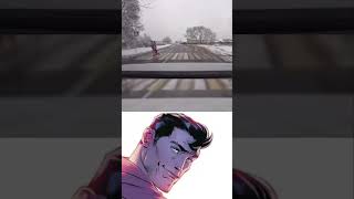 Man saves girl from speeding car shorts superman - starman wholesome memes