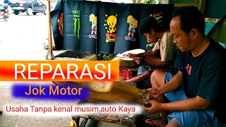 Analisis usaha servis jok motor