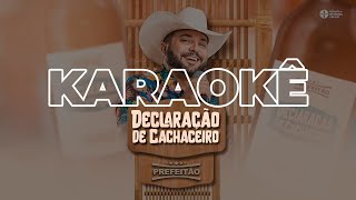 🍺🎵 Declaração de Cachaceiro - Prefeitão (Karaokê)