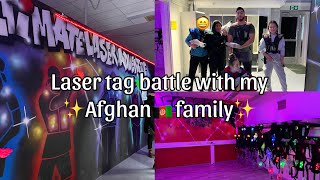 Laser tag battle; Afghan family edition😂