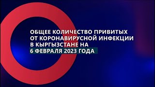 Общее количество привитых от коронавирусной инфекции в Кыргызстане✅