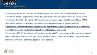 WEBINAR Italia Solare : Decreto FER 1 e fotovoltaico  quali business plan per aste e registri