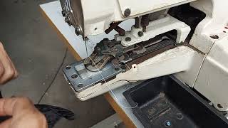 Juki Buttonsew MB-373 in operation