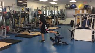 Rear Foot Elevated Split Squat (RFESS)