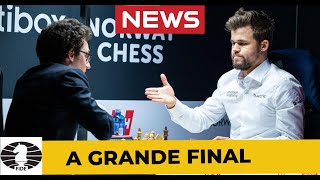 GRANDE FINAL do NORWAY CHESS com MAGNUS CARLSEN e CARU