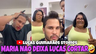 🔥LUCAS GUIMARÃES VAI AO SALÃO CORTAR O CABELO E MARIA NAO DEIXA ELE EM PAZ🤣