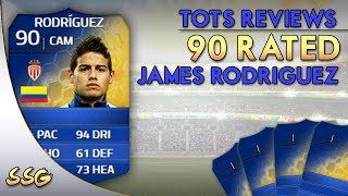 Fifa 14 Ultimate Team | TOTS Reviews | 90 RATED JAMES RODRIGUEZ