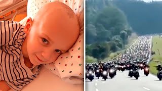 Dying 6-Yr Old Says Final Wish, Then 20,000 Bikers Show Up... His Reaction Will Make You Cry!