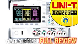 UNI-T UDP3305S PROGRAMMABLE DC Power Supply Review!