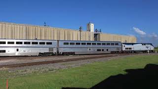 [HD] Amtrak Heartland Flyer at Saginaw, TX