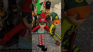 20th day of advent #adventcalendar2023 #batman #nutcrackers #elfontheshelf