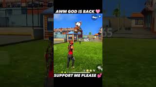 Best 1vs4 clutch with AWM  || Awm God In Mobile 😱 Upcoming Legend #freefire #viral #shorts #short