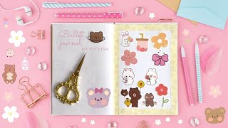 ASMR suomi | Bujoilu, tarrat & koulutarvikkeet | Kokoelma | Journaling with cute stickers asmr