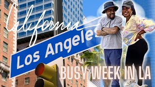 Our weekend in Los Angeles California• Long Beach & Orange County + Black Team Trucking Couple