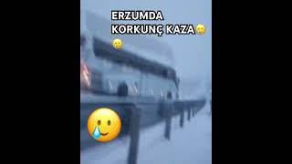 ERZURUM DA HORASAN SARI KAMIŞ KARS YOLU T.D.K1456 DEVLET KARAYOLU ÜZGÜNÜZ. ALLAH KORUSUN