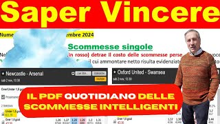 Il PDF quotidiano delle Scommesse Intelligenti