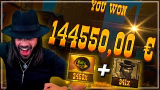 Roshtein NEW HUGE WIN 144k€ Money Train \\ Top 5 Wins In Bonus Hunt