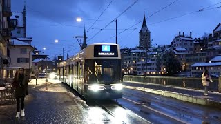 VBZ Zürich Tram | Bombardier Flexity Zürich #4005 bei der Rudolf-Brun-Brücke