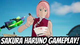 *NEW* SAKURA HARUNO SKIN + RAMEN BREAK EMOTE GAMEPLAY! - Fortnite Battle Royale