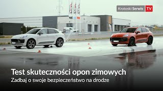 Test skuteczności opon zimowych | Krotoski Serwis TV