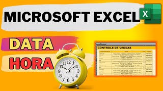 Como criar um Checklist com DATA e HORA no EXCEL passo a passo simples e prático #excelavançado