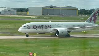 30 minutes of plane spotting aircraft landings and takeoffs at Birmingham international