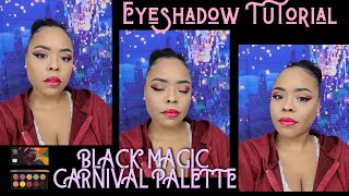 Uoma Beauty Black Magic Carnival Palette Eyeshadow Tutorial