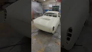 Volkswagen Karmann Ghia paint & body... Roth Metal Flake Orgasmic White pearl... @JCustomFab