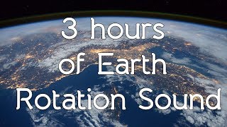 🎧 Earth rotation sound in high quality white noise ASMR - Space sounds / Connect to the universe