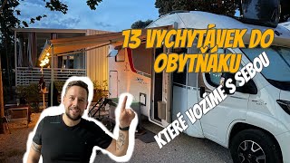 13 věcí, které máme ve výbavě a nesmí chybět v žádném obytném autě