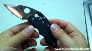 Spyderco Poliwog G-10 C98 Folding Knife