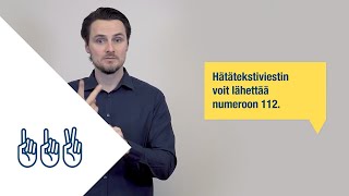 Näin lähetät hätätekstiviestin