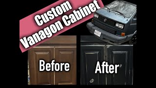 Refinishing my Vanagon Custom DYI Cabinet - VanLife 4