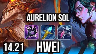 AURELION SOL vs HWEI (MID) | 7/2/9 | KR Master | 14.21