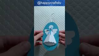 Christmas Decoration Ideas #christmas #angel #papercraft #easydiy