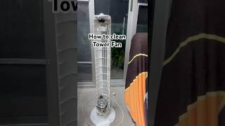 Quick & Easy Guide: How to Clean Your Tower Fan for Better Airflow! #DIYCleaning #FanCleaningGuide