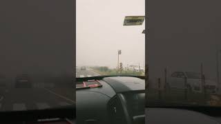 Delhi- Meerut 🛣️Highway 😱 #dangerous #foggy