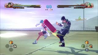 Asuma Sarutobi (Reanimation) Vs Fuu | Naruto Ultimate Ninja Storm 4