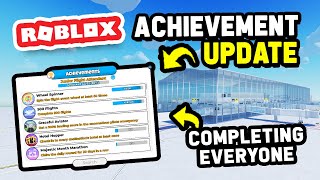 ACHIEVEMENT UPDATE In Cabin Crew Simulator (Roblox) - Completing All Achievements