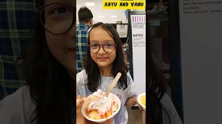 Mini Vlog 364- Cool Cool Icecream Party 🥳🍦🍧🤩😋 #aayuandvanu #shorts #youtubeshorts #viral #trending