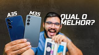 Atenção: Galaxy M35 vs Galaxy A35 NÃO MUDA NADA? Qual comprar? Comparativo!