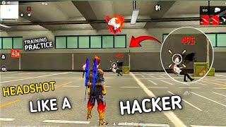 HEADSHOT LIKE A HACKER || HEADSHOT TRICK || CS RANK PUSH || FREE FIRE NEW GAMEPLAY VIDEO