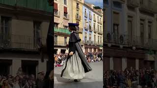 Ballada de la imatgeria manresana a la plaça Major amb motiu de les Festes de la Llum 2024.