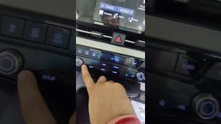 New Verna unique feature - AC touch panel and media controls 💯🔥✨✨ #shorts