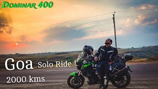 3️⃣ 2000 Kms Solo Ride To GOA Done | SHIRDI TO GOA On Dominar 400 | DELHI - MAHARASHTRA - GOA RIDE