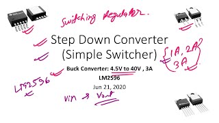 059 Switching Regulator Simple Switcher design workshop LM2596